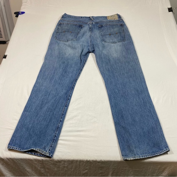 Ralph Lauren Straight Leg Jeans Womens High waist Distressed Medium wash… - Picture 7 of 10